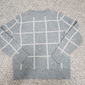 Pendleton 100% Lamb Wool Crewneck Sweater Small Gray Made In USA